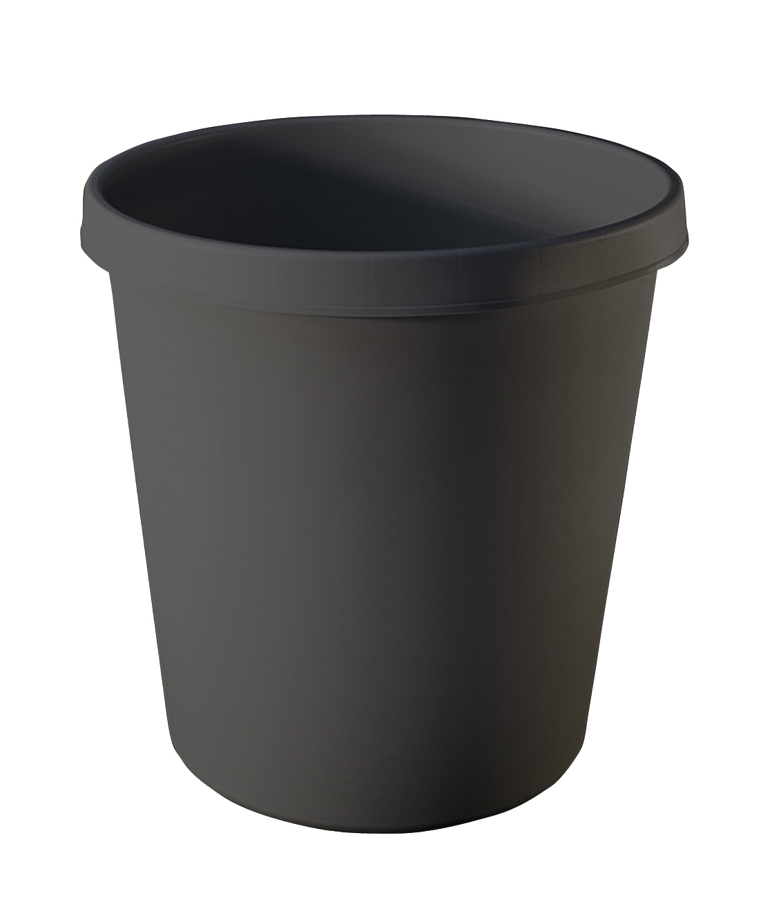 Papierkorb aus Kunststoff schwarz