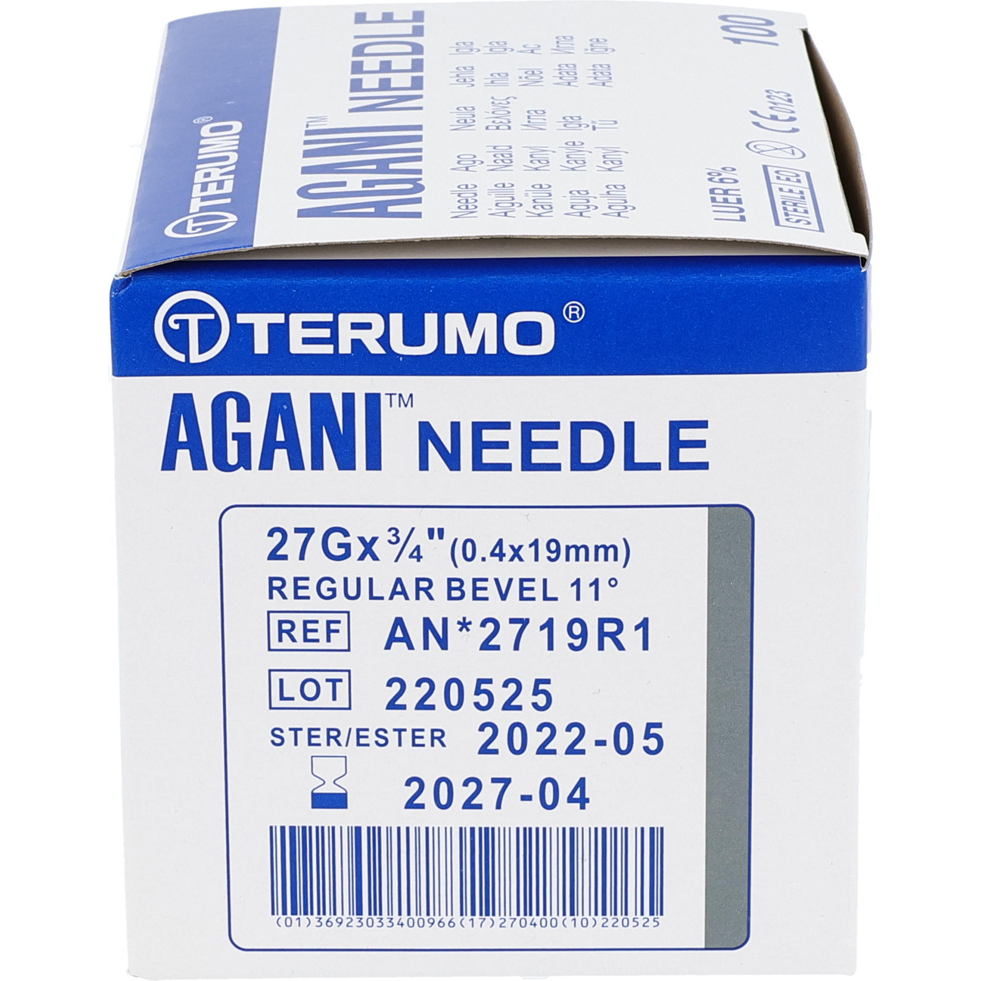 Terumo Agani Einmalkanüle grau