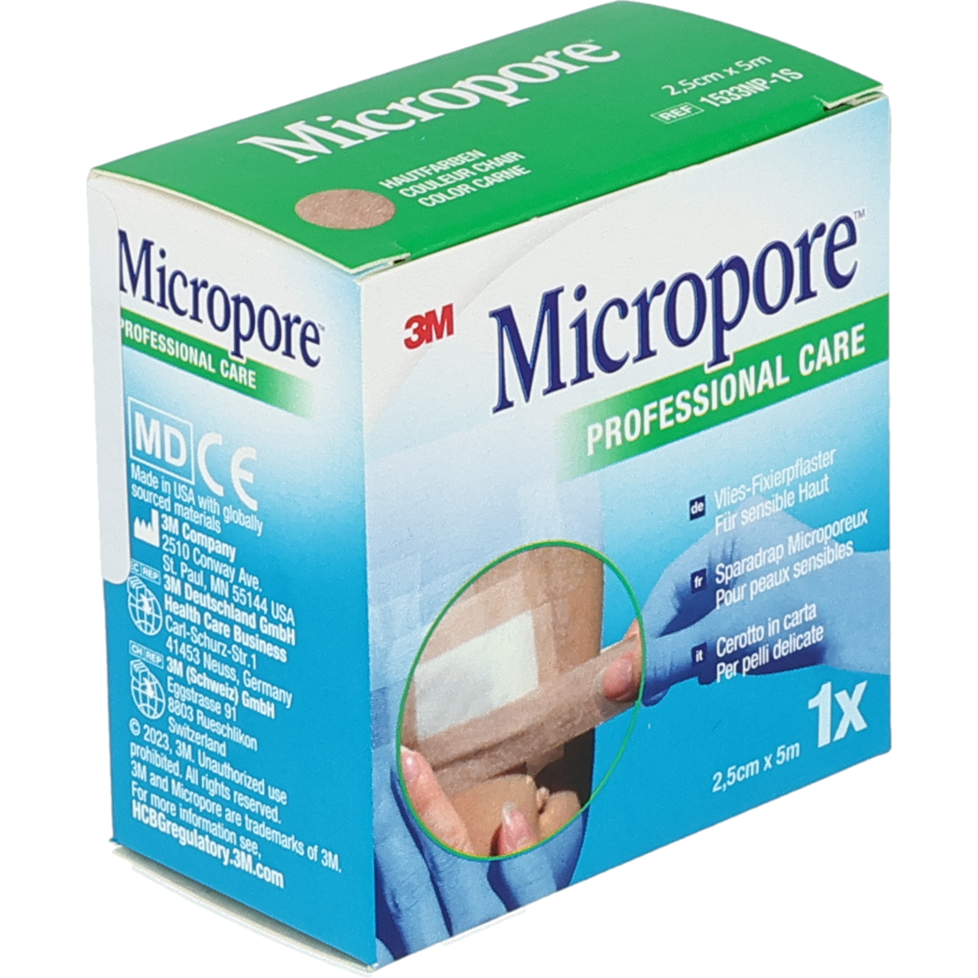 3M Micropore beige ohne Abroller