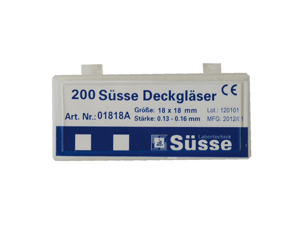 Deckgläser ungeeicht (Neue Packungsgrösse) Deckgläser ungeeicht (Neue Packungsgrösse)