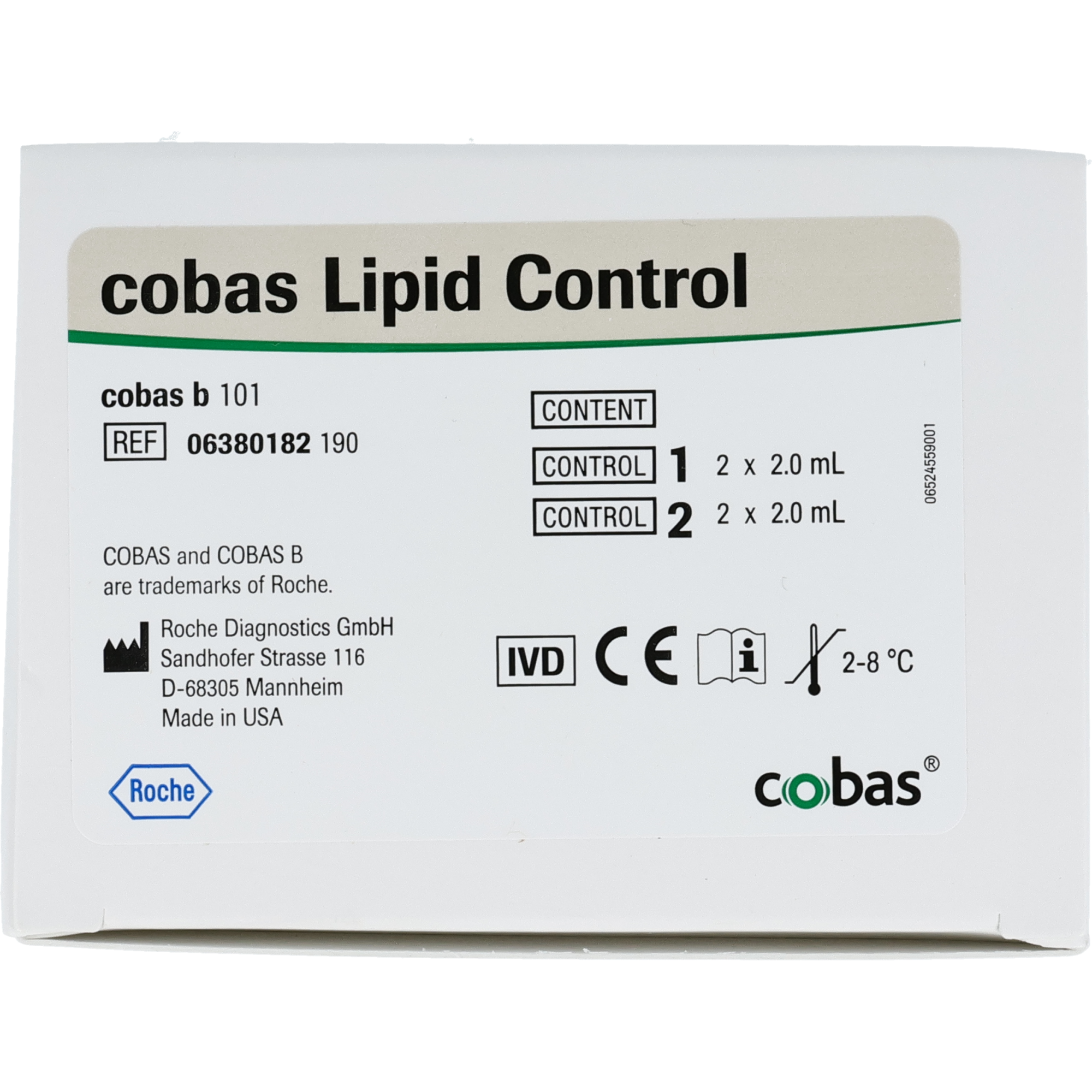 Cobas b 101 Lipid Panel Kontrolle