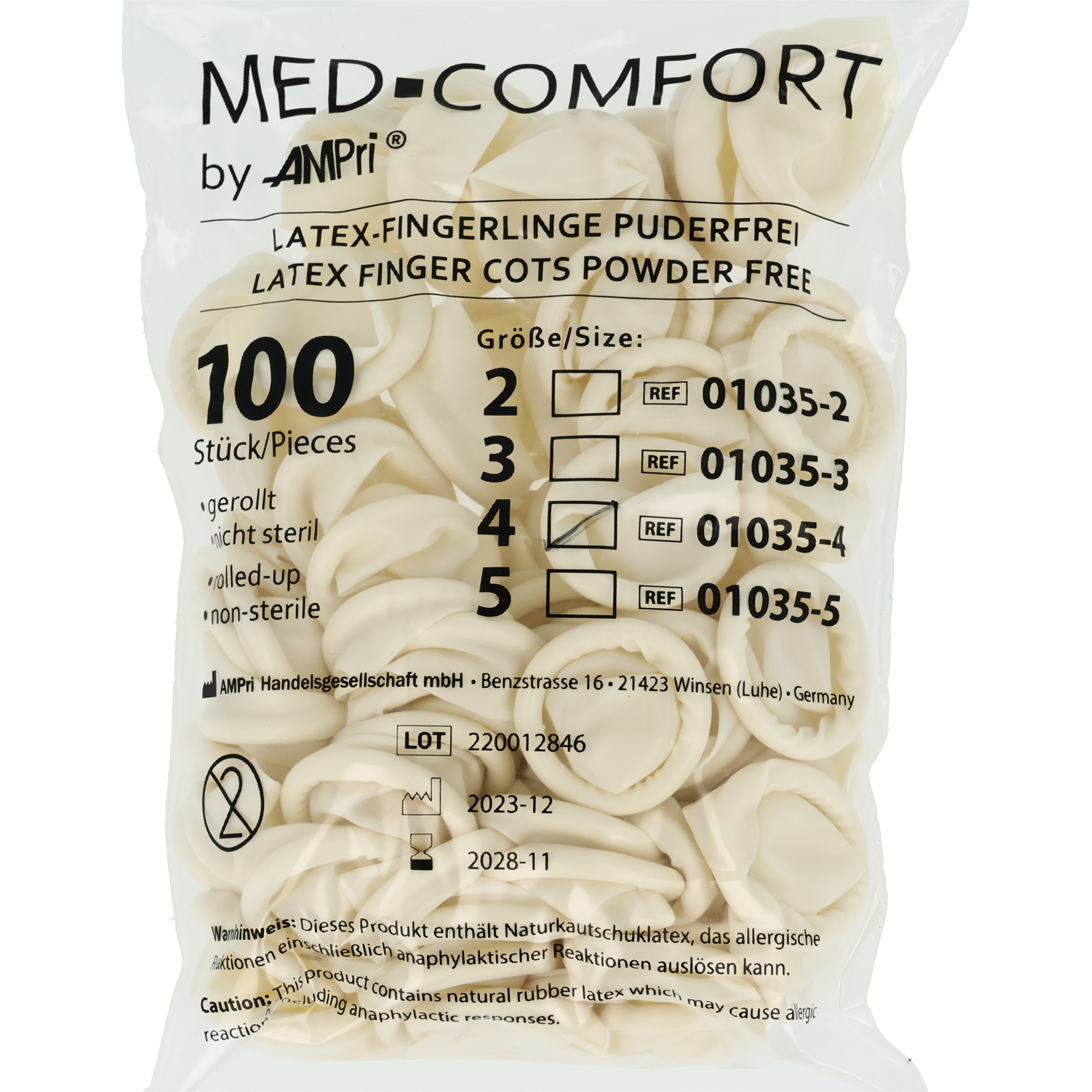 Ampri Fingerlinge Grösse L Ampri Fingerlinge Grösse L