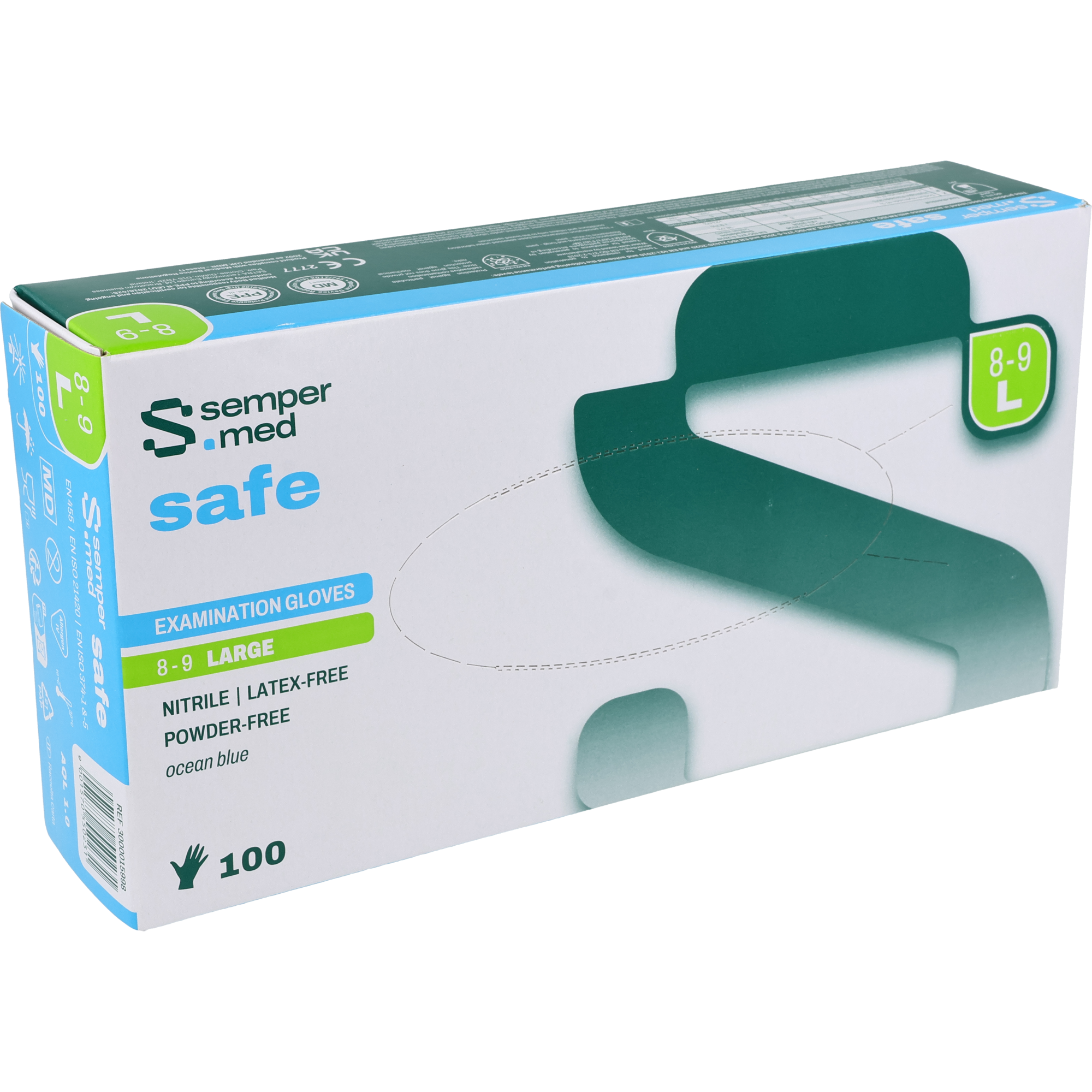 Sempermed safe blau Grösse L