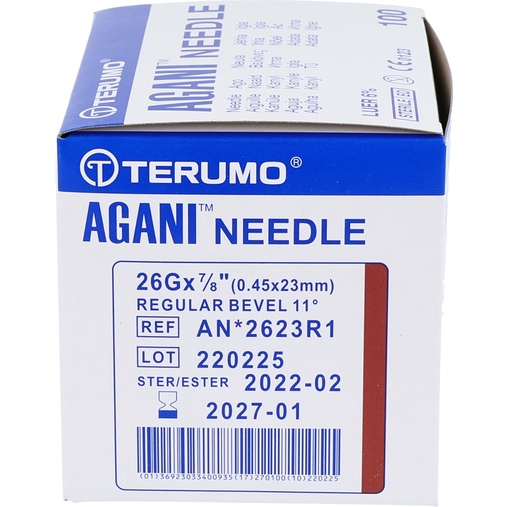 Terumo Agani Canule à usage unique marron