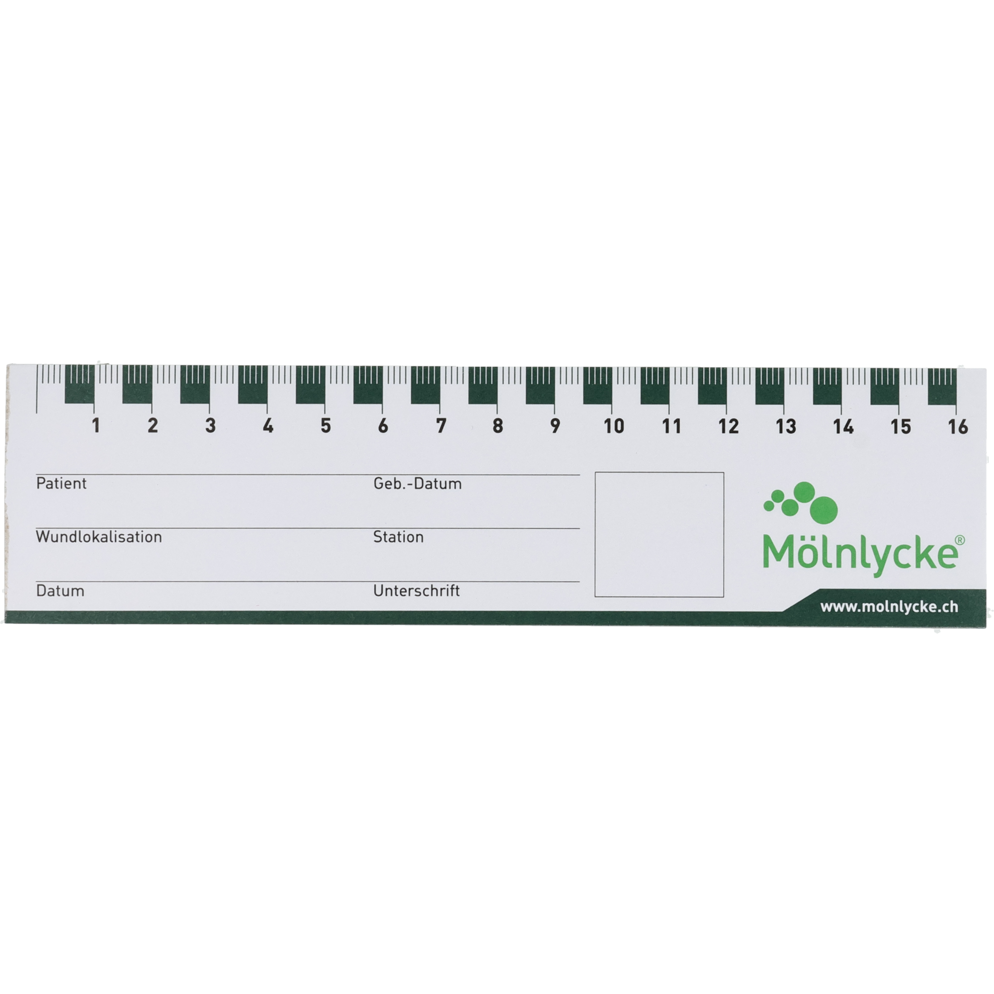 Règles de mesure des plaies Mölnlycke 1 feuille de 20 feuilles