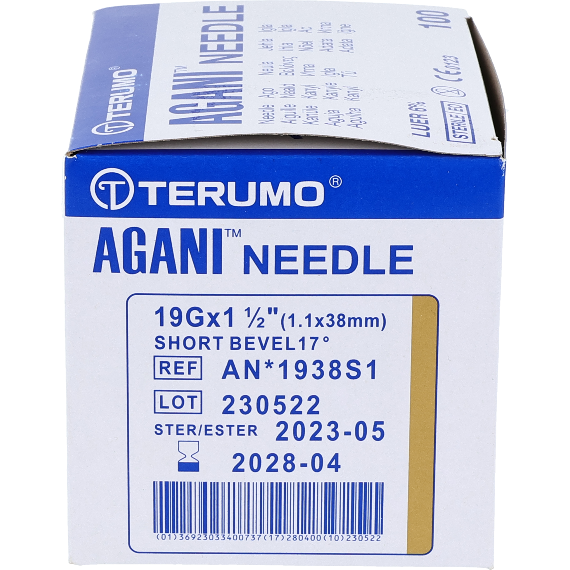 Terumo Agani Einmalkanüle elfenbein
