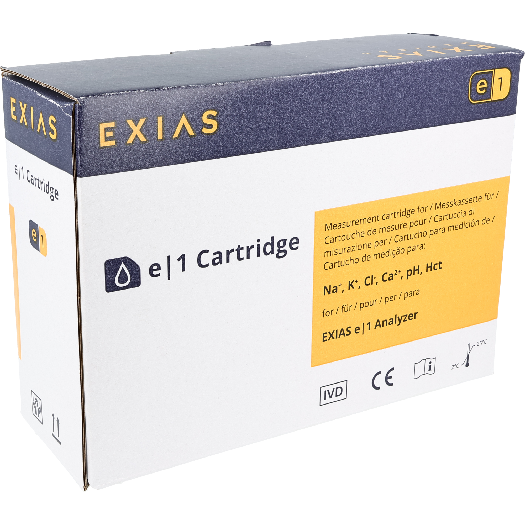 Exias E 1 Cartouche a 600 tests incl. QC