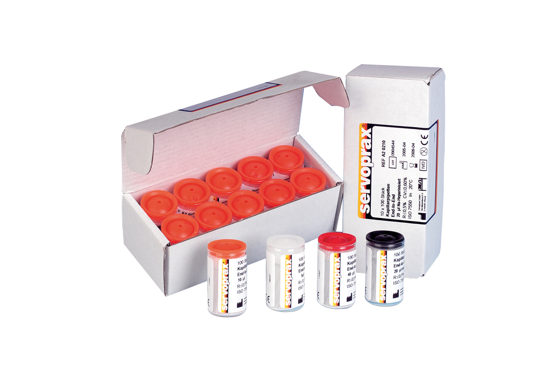 End-to-End Kapillarpipetten mit Ringmarke End-to-End Kapillarpipetten mit Ringmarke