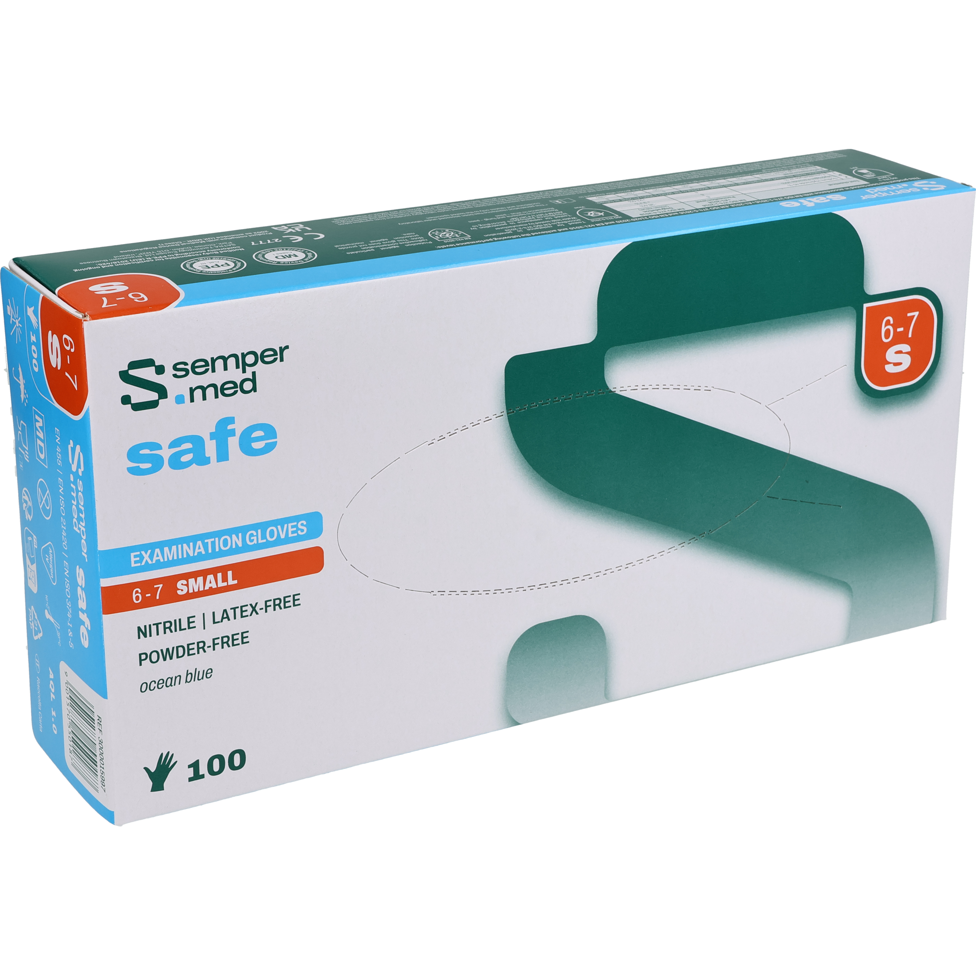Sempermed safe blau Grösse S