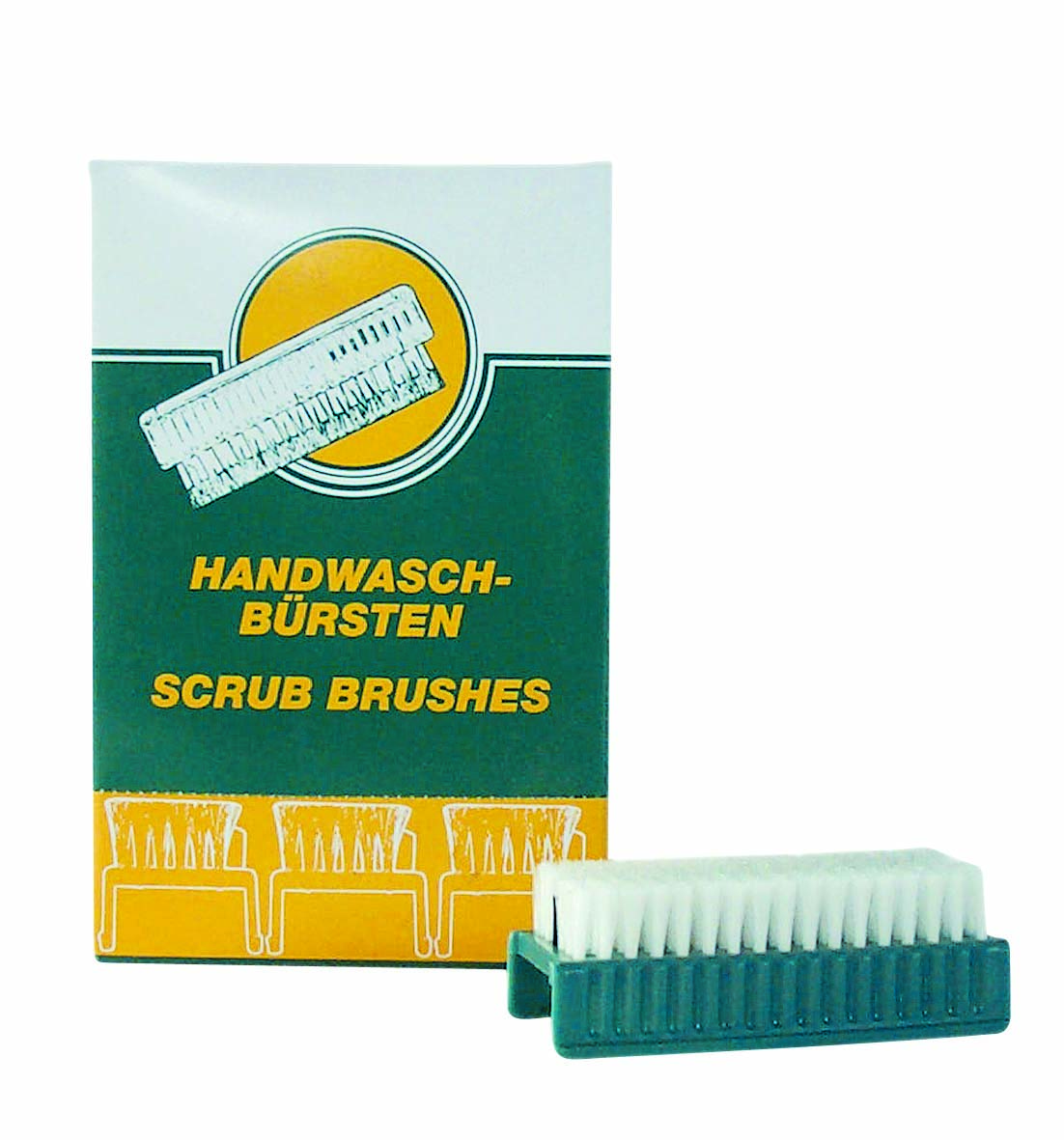 Brosse pour nettoyage des mains
