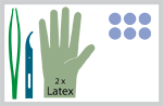 MediSet Kit de tirage de fil avec couteau à fil fin