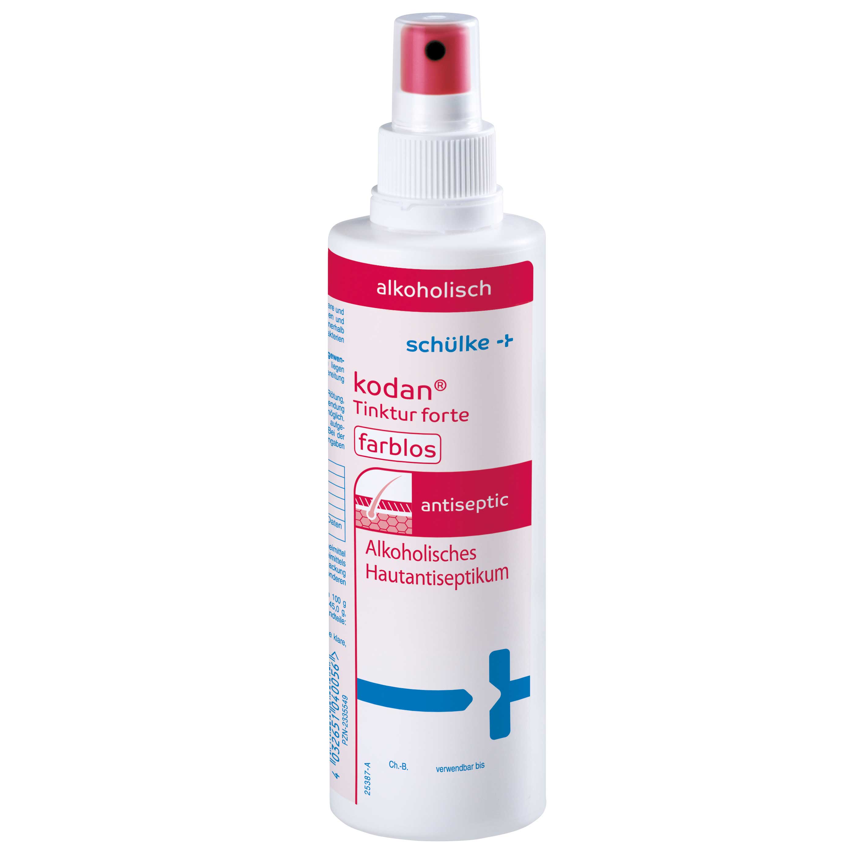 schülke kodan Tinktur forte (farblos) Sprühflasche 250 ml schülke kodan Tinktur forte (farblos) Sprühflasche 250 ml