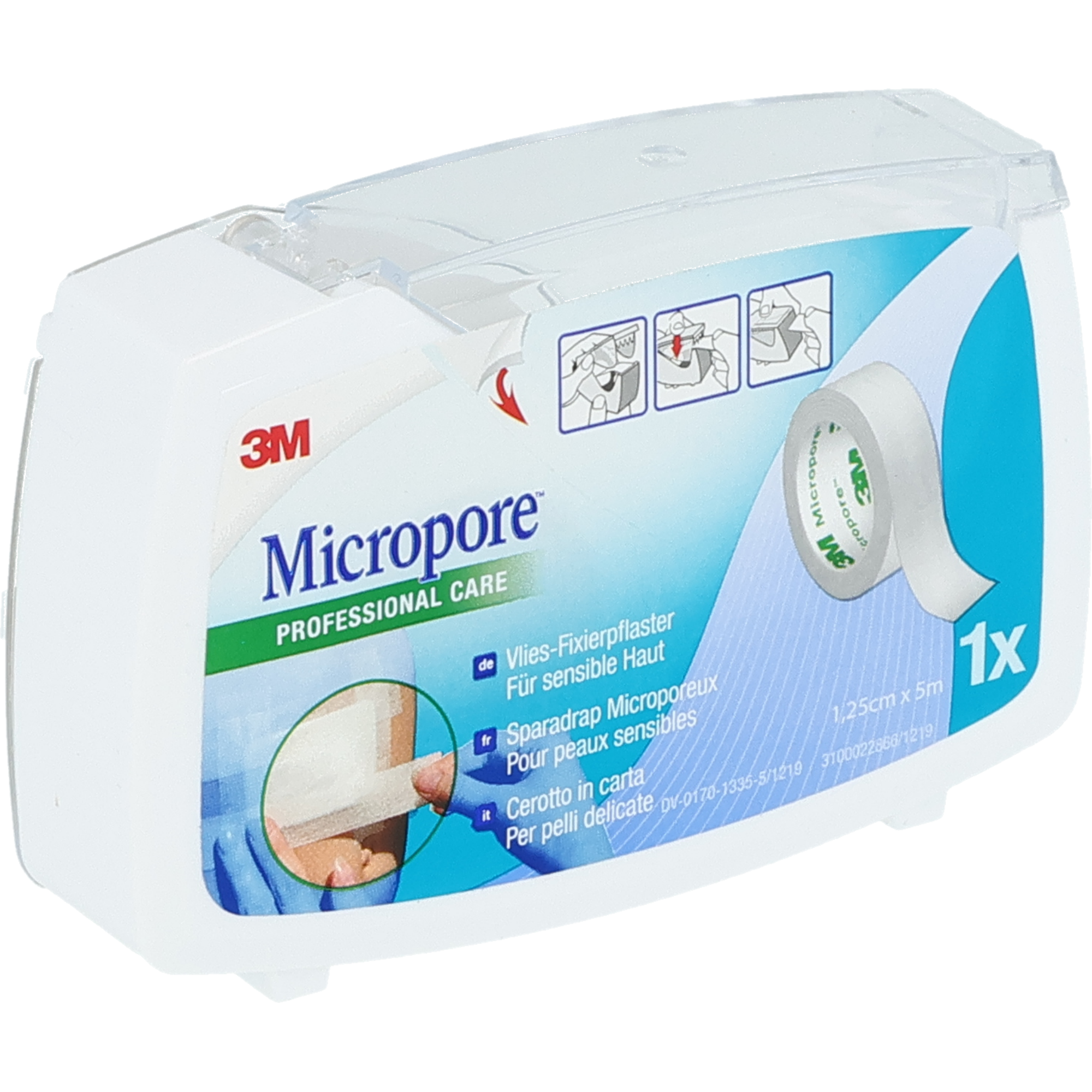 3M Micropore weiss mit Abroller