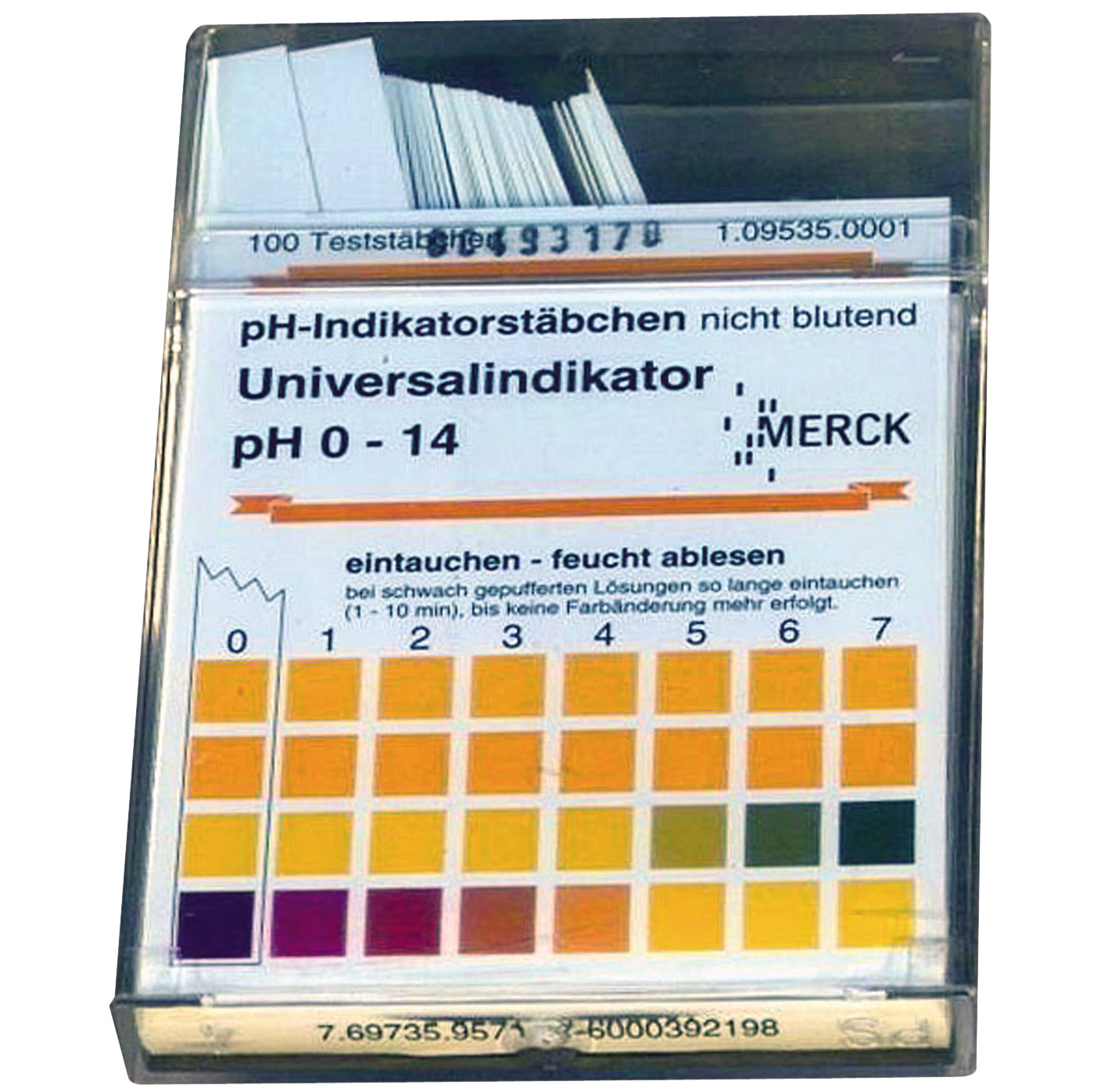 Merck pH-Indikatorstäbchen Merck pH-Indikatorstäbchen