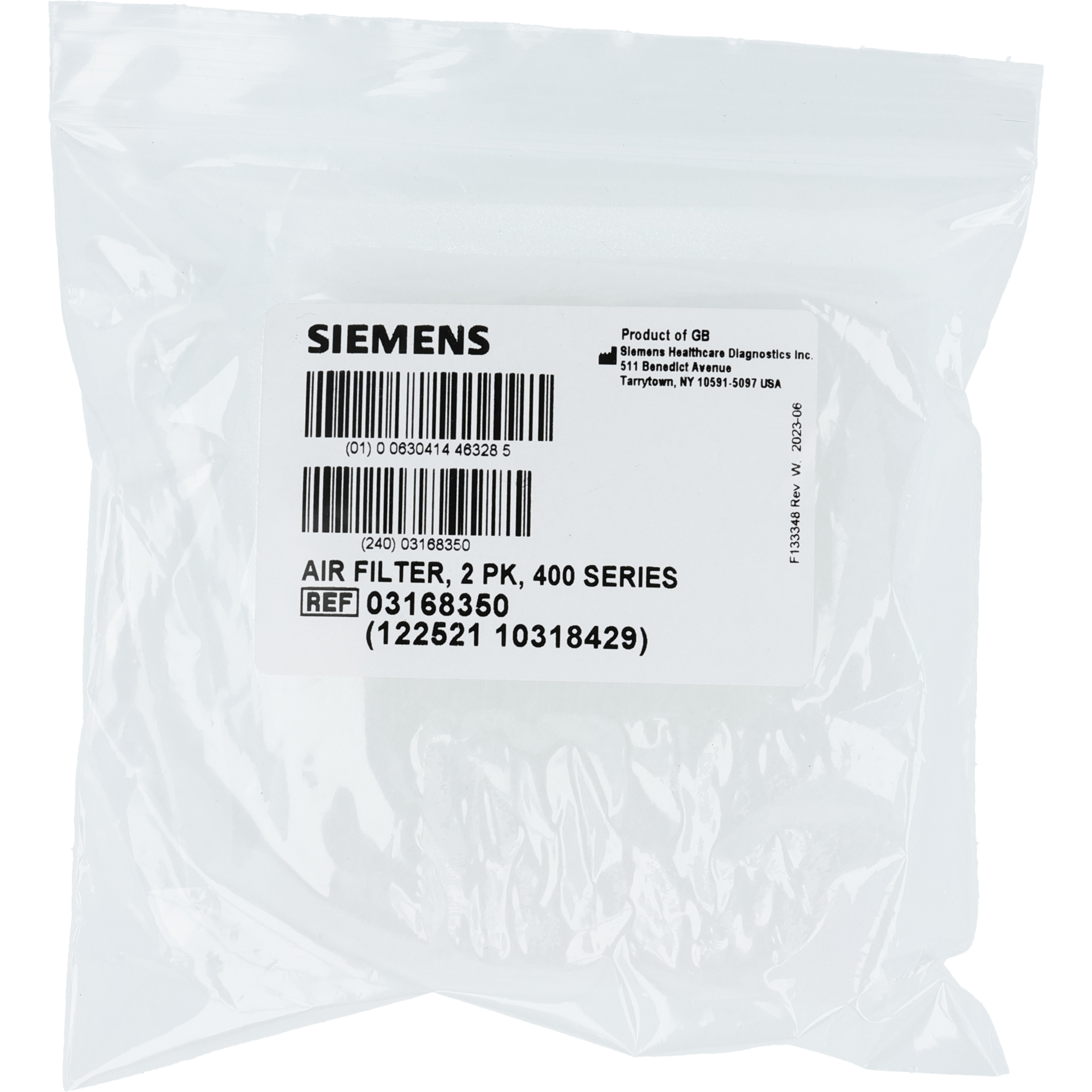 Siemens DCA Systems Vantage Luftfilter Siemens DCA Systems Vantage Luftfilter