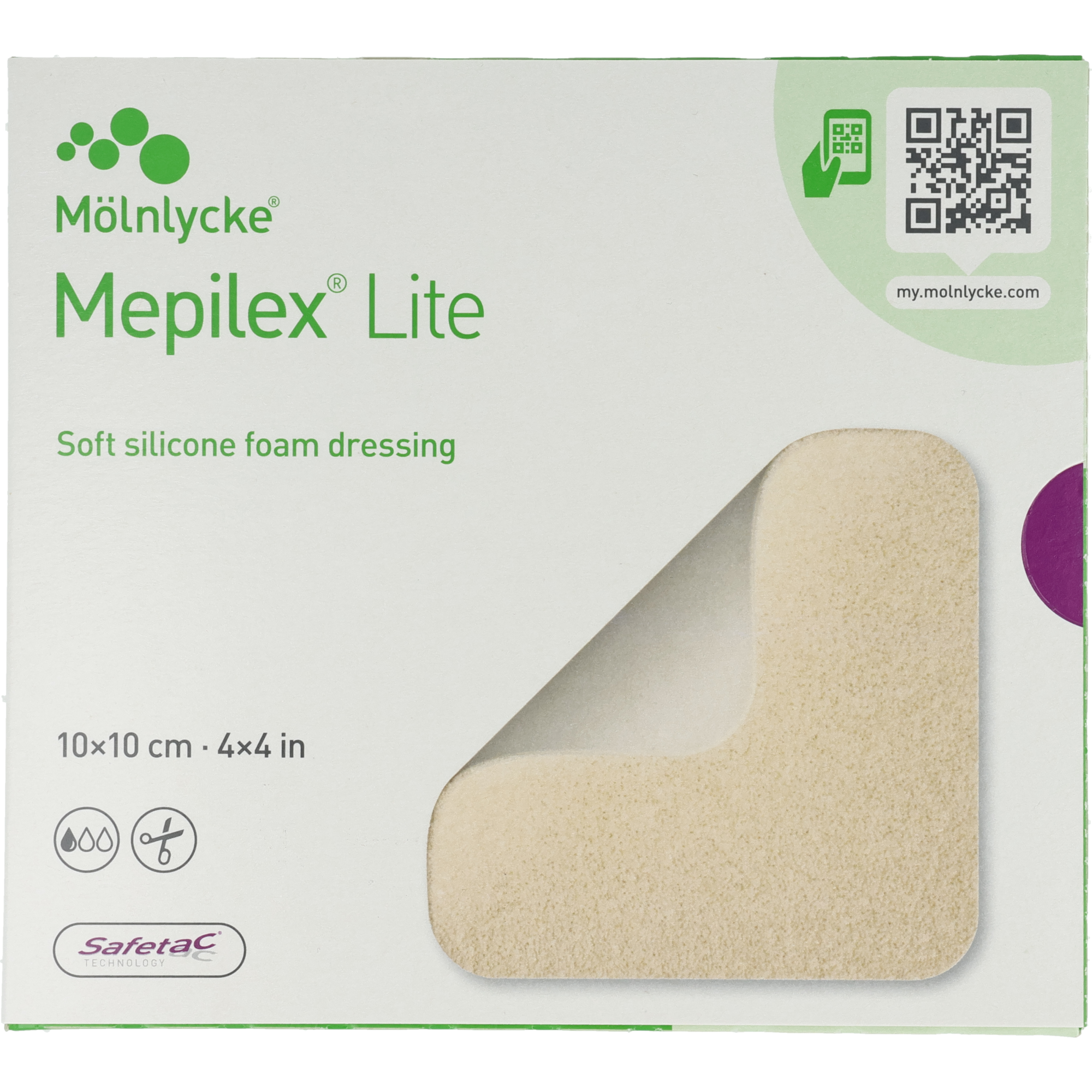 Mölnlycke Mepilex Lite Safetac