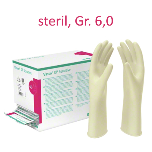 BBraun Vasco OP Sensitive Gr. 6.0 BBraun Vasco OP Sensitive Gr. 6.0