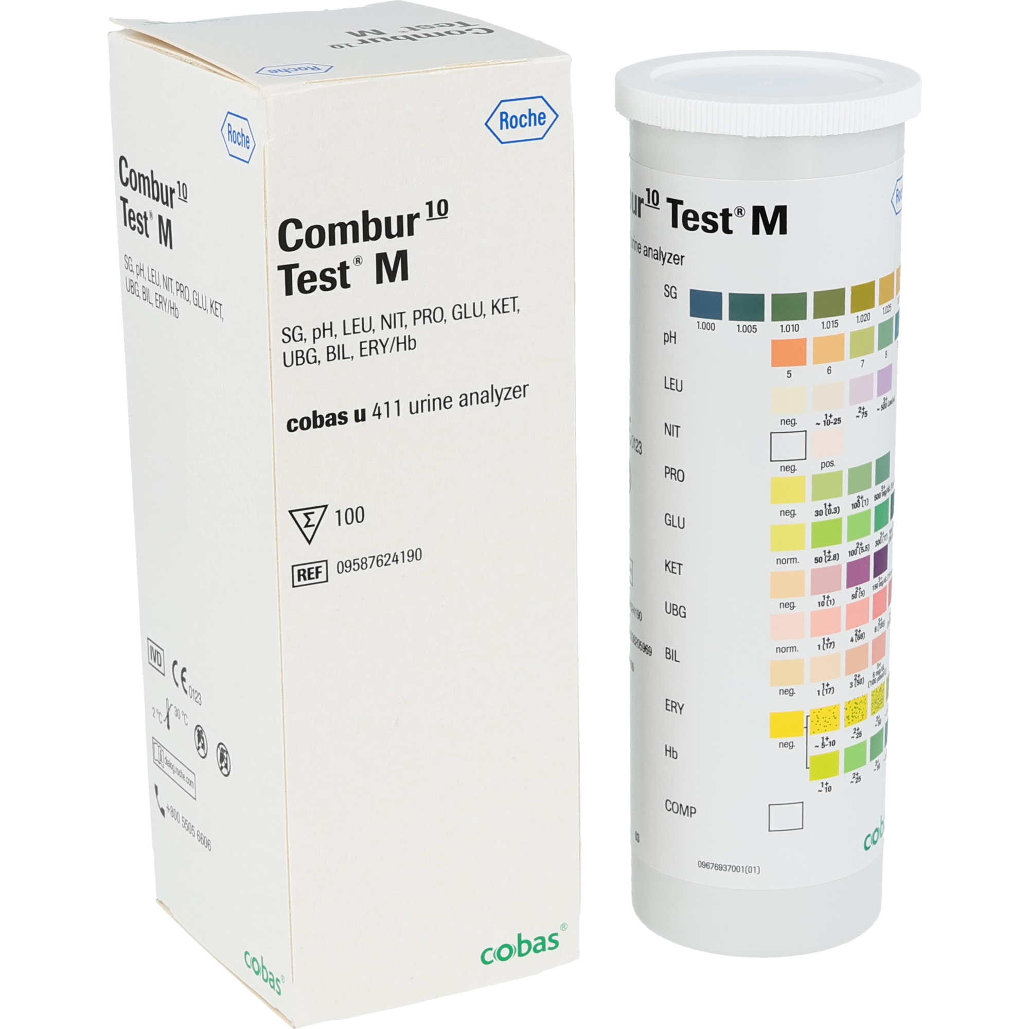Roche Combur 10 Test M für Miditron Roche Combur 10 Test M für Miditron
