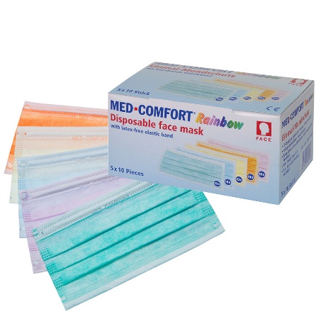 Einmal-Mund- und Nasenschutz Rainbow Typ II 3-lagig Einmal-Mund- und Nasenschutz Rainbow Typ II 3-lagig