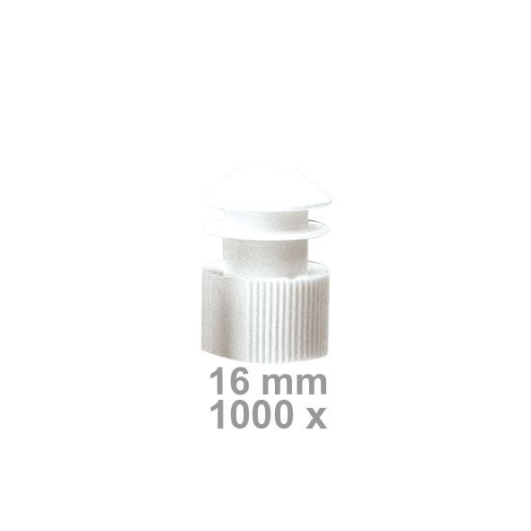Lamellen-Griffstopfen farblos 16 mm Lamellen-Griffstopfen farblos 16 mm