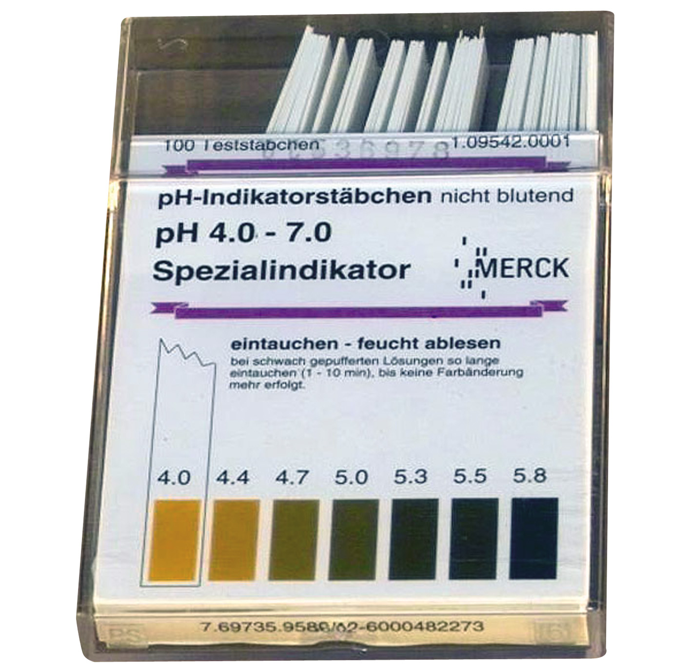 Merck pH-Indikatorstäbchen Merck pH-Indikatorstäbchen