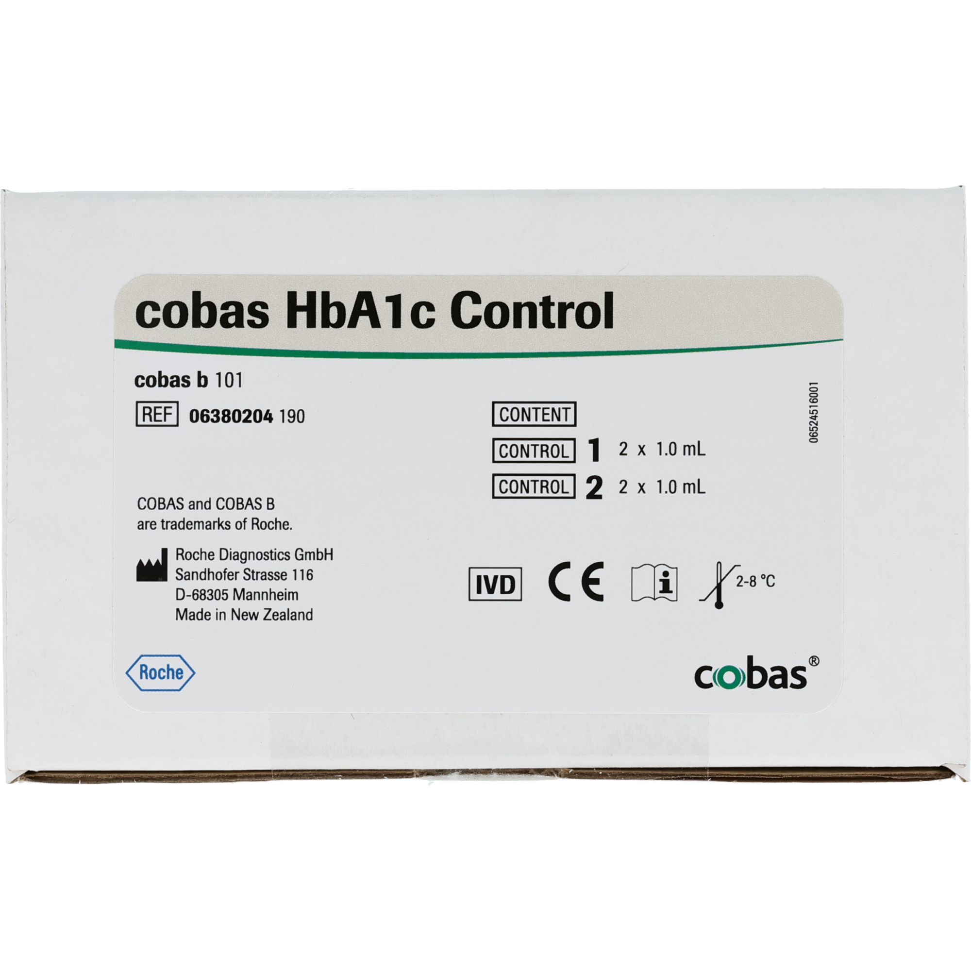 Cobas b 101 HbA1c Kontrolle Cobas b 101 HbA1c Kontrolle