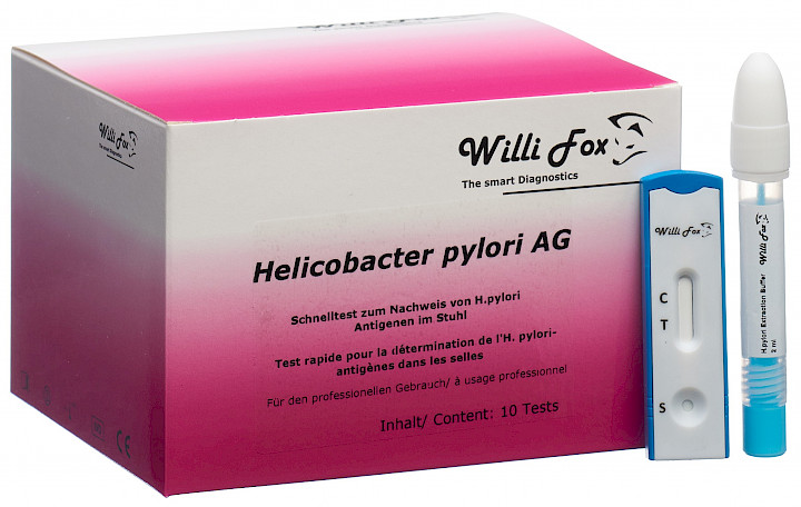 WILLI FOX Helicobacter pylori Stuhl Test WILLI FOX Helicobacter pylori Stuhl Test