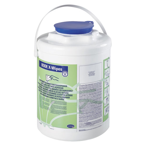 BODE X-Wipes Distributeur avec couvercle couleur bleu
