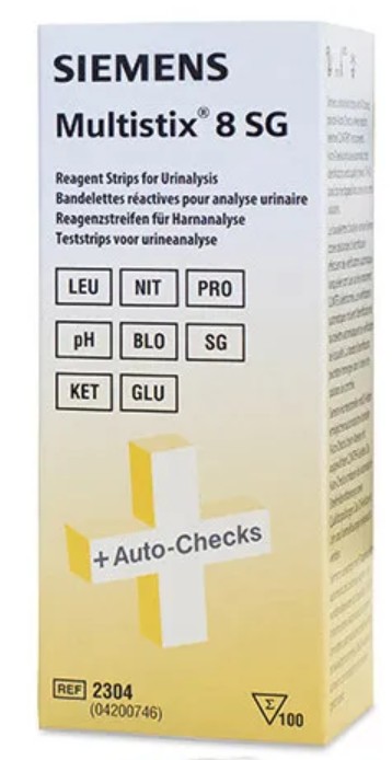 Siemens Multistix 8 SG valuation visuelle et de l'appareil