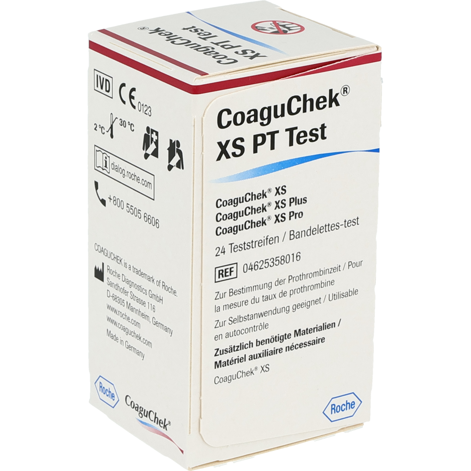 Roche CoaguChek XS PT Plus Teststreifen Roche CoaguChek XS PT Plus Teststreifen