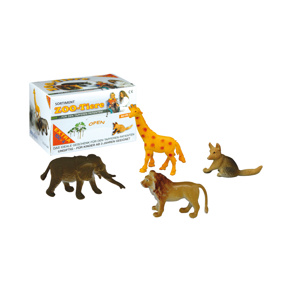 Assortiment d'animaux de zoo
