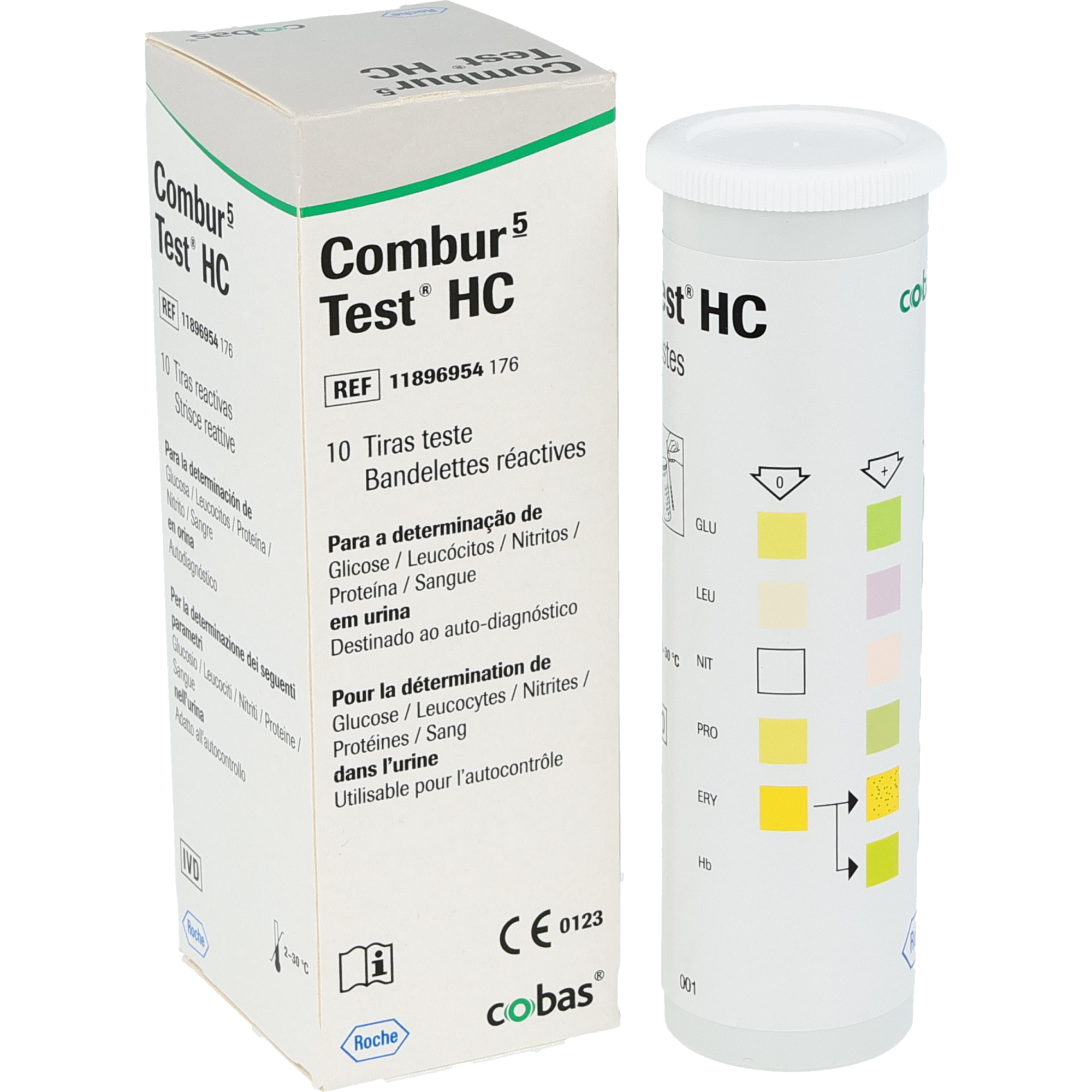 Roche Combur 5 Test HC Urinteststreifen Roche Combur 5 Test HC Urinteststreifen