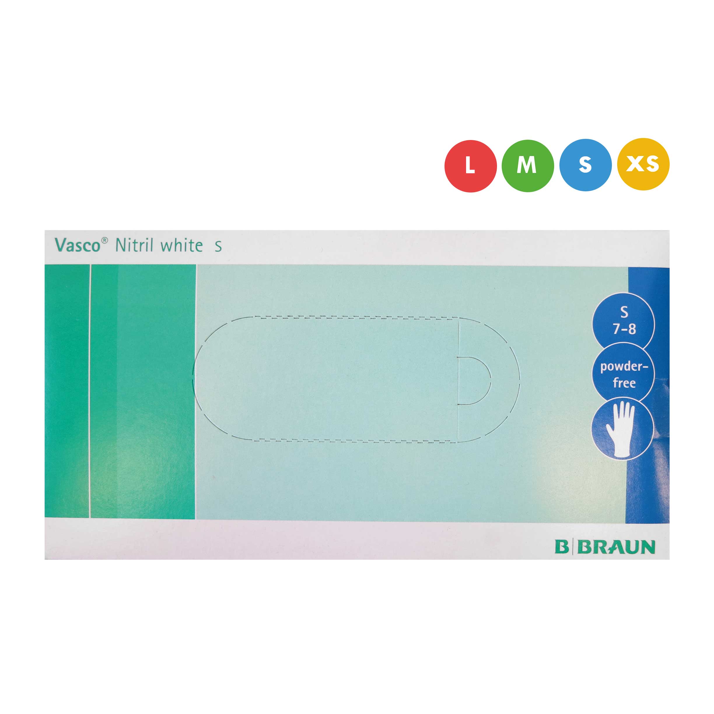 BBraun Vasco Nitril white XS