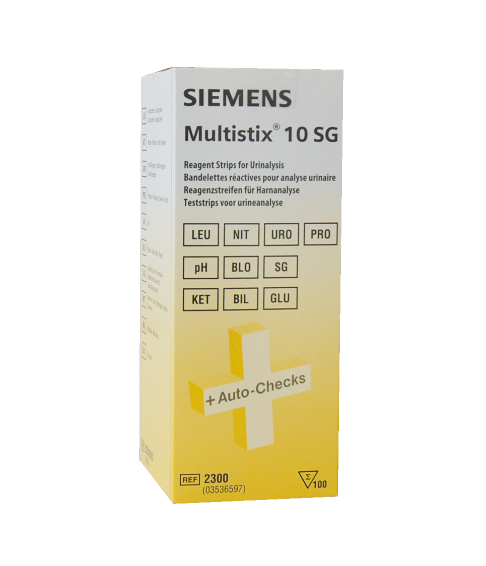 Siemens Multistix 10 SG Visuelle und Gerätauswertung Siemens Multistix 10 SG Visuelle und Gerätauswertung