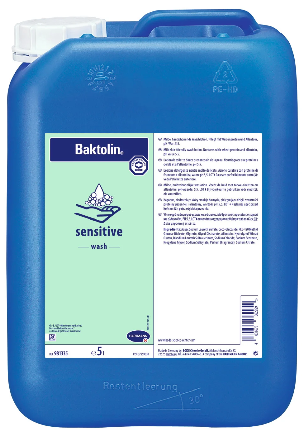 BODE Baktolin sensitive 5'000 ml BODE Baktolin sensitive 5'000 ml