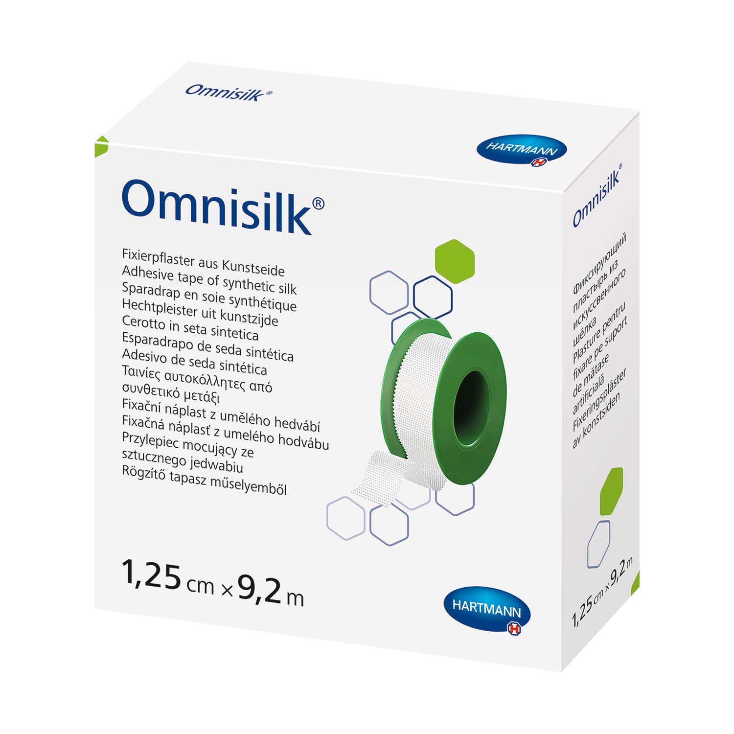 Omnisilk Pansements en bobine de soie artificielle