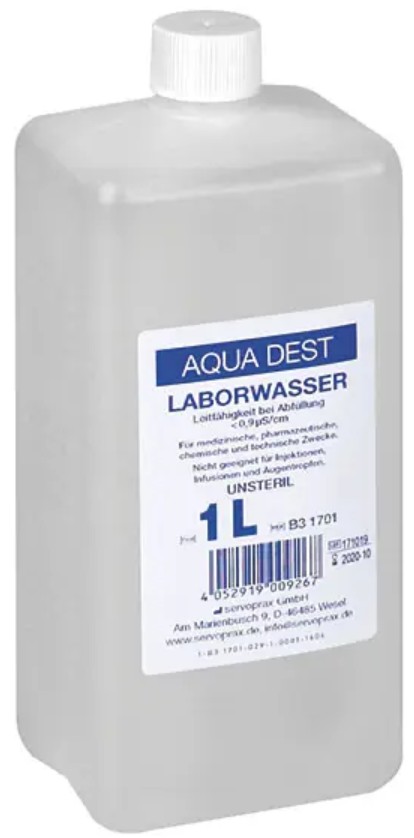 Aqua Dest-Laborwasser 1'000 ml