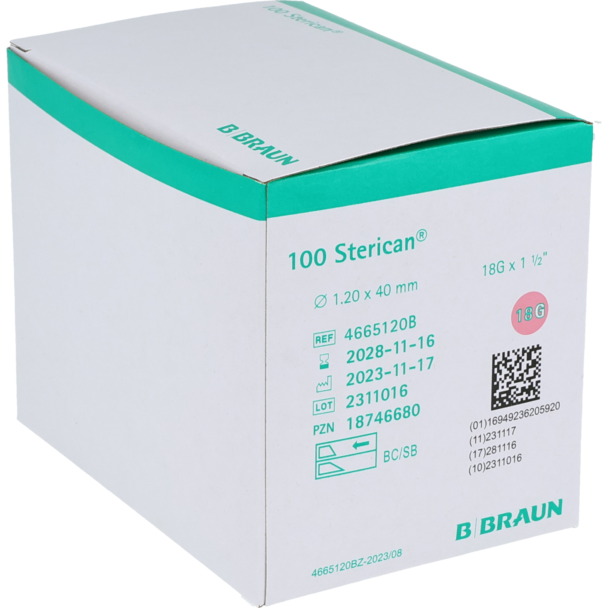 BBraun Sterican Sondergrössen