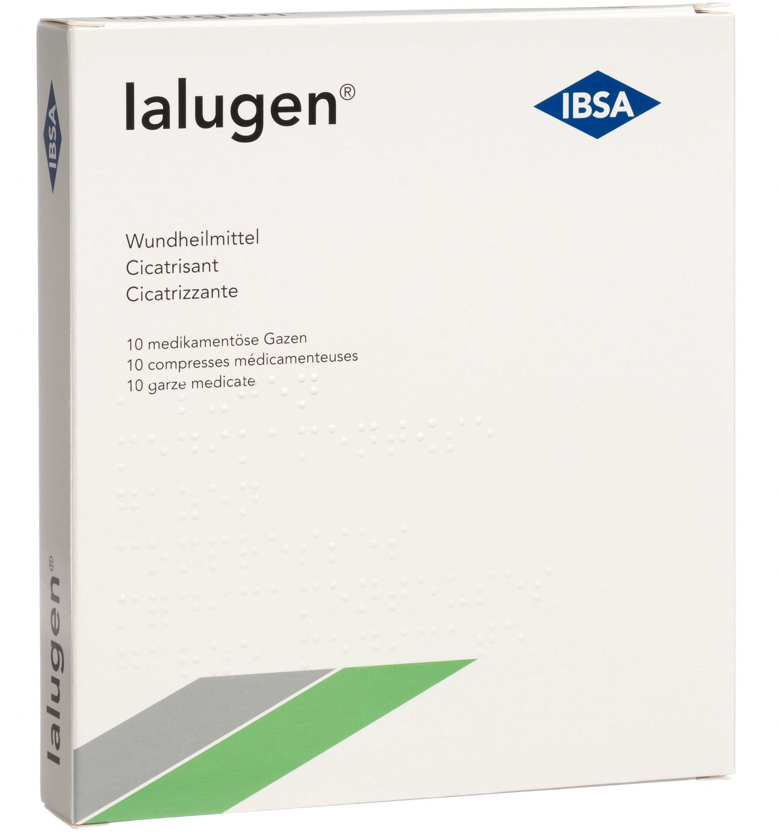Ialugen Plus Gaze 10 x 10 cm Ialugen Plus Gaze 10 x 10 cm