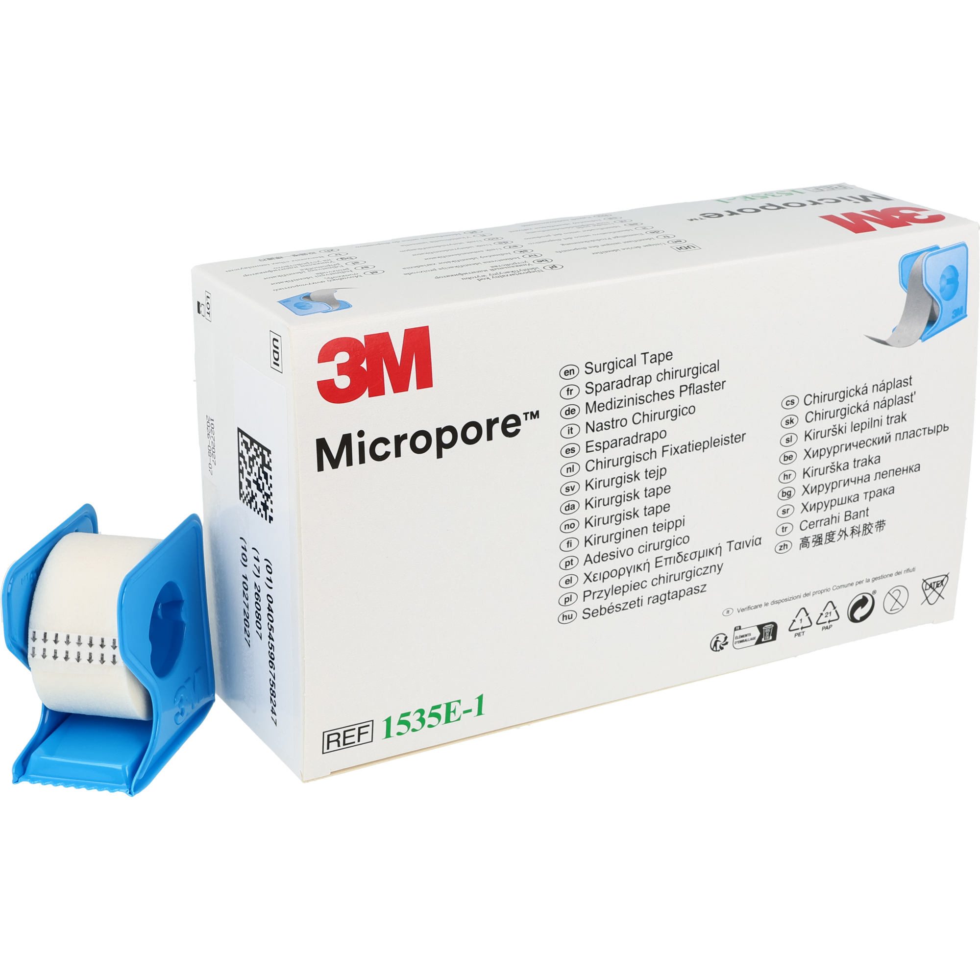 3M Micropore weiss mit Abroller