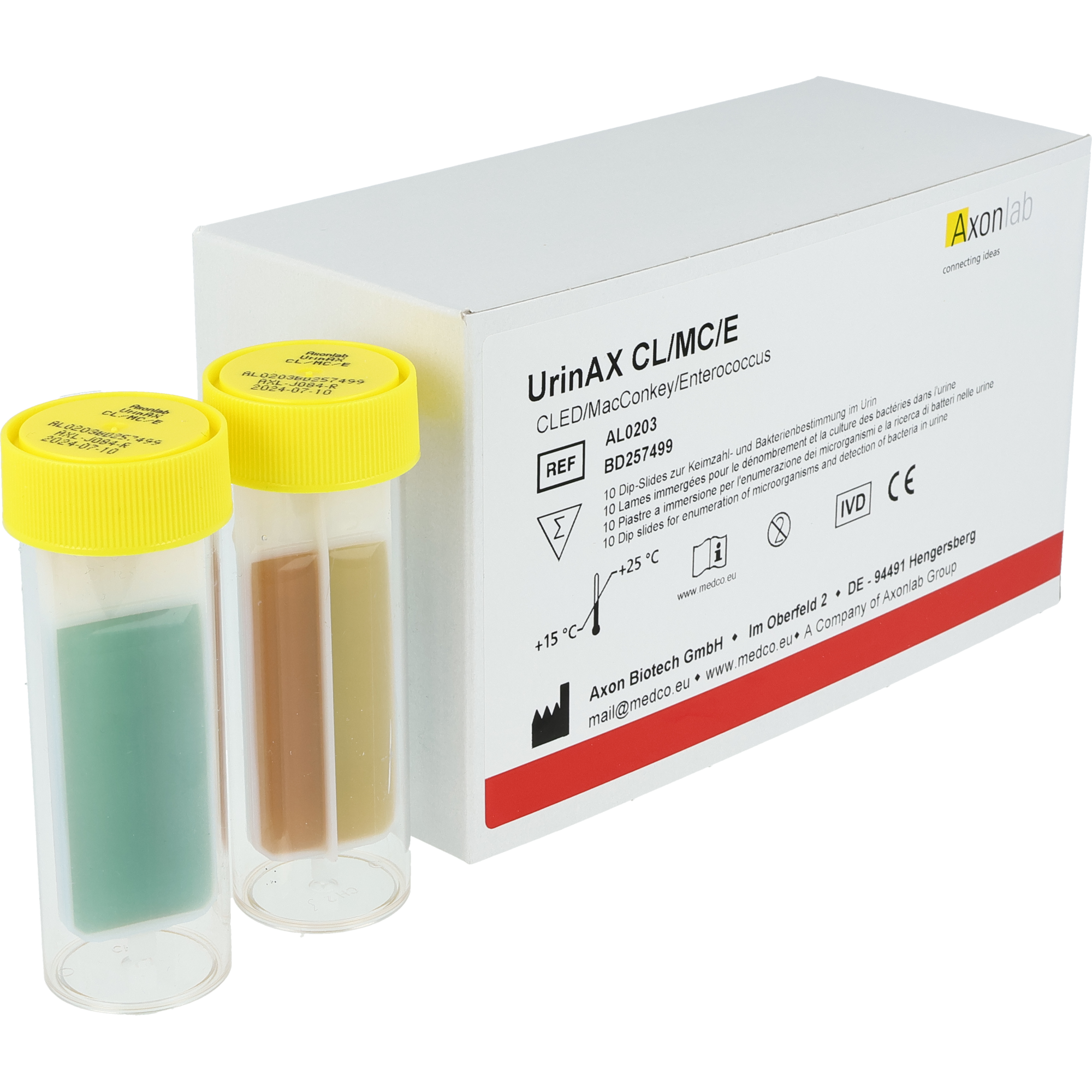 UrinAX 0203 CLED/ MacConkey/ Enterococcus Agrar