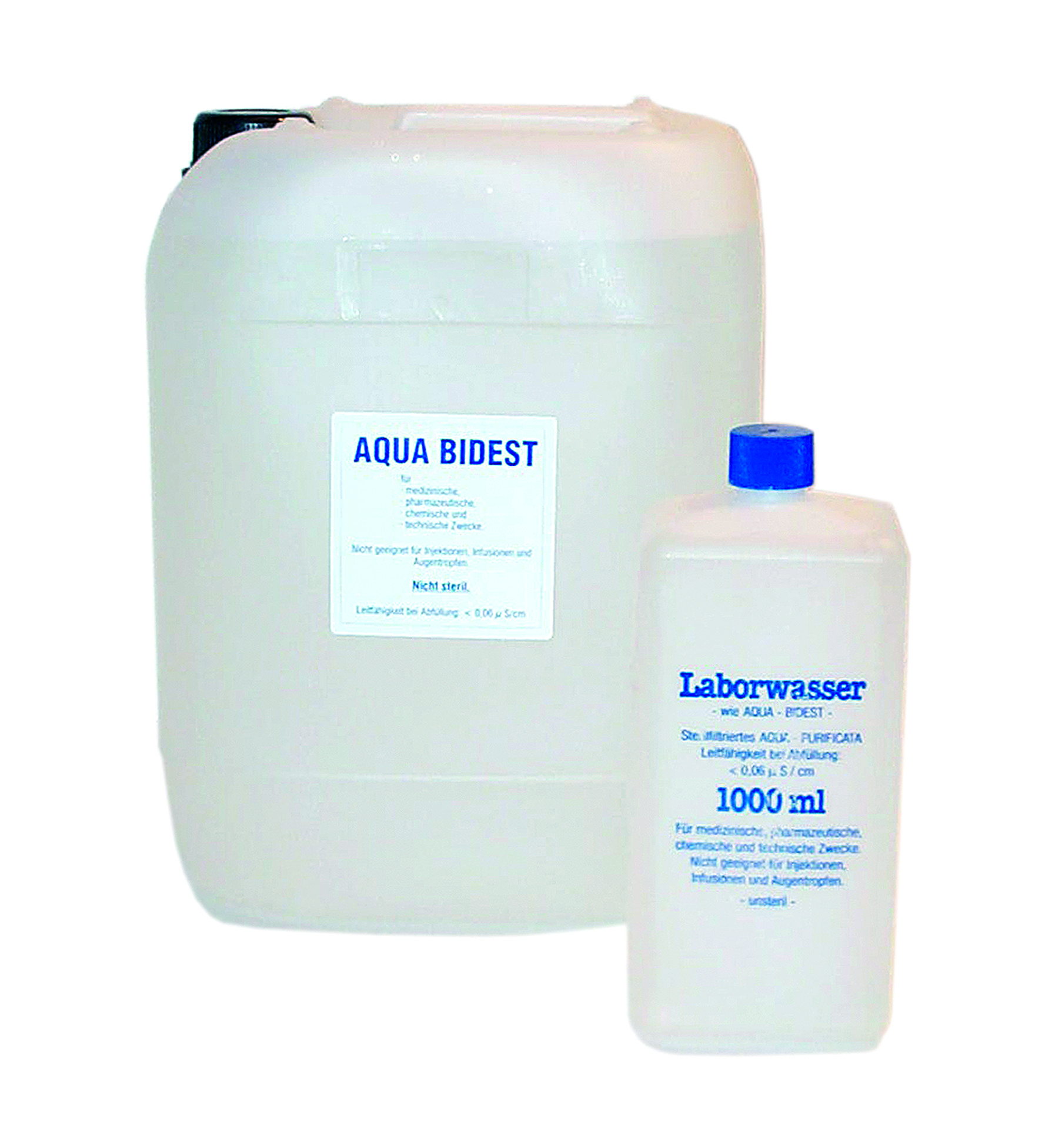 Aqua Bidest Laborwasser 5 Liter