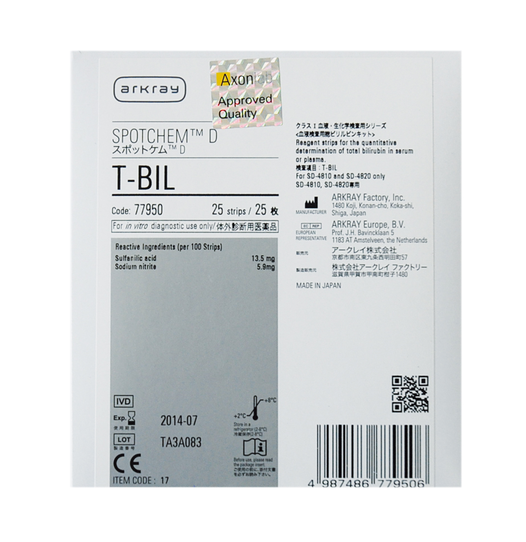 Spotchem D-Concept Totalbilirubin T-Bil Spotchem D-Concept Totalbilirubin T-Bil
