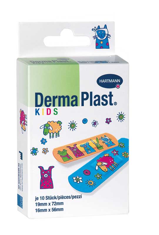 DermaPlast Kids Pflaster Strips 2 Grössen DermaPlast Kids Pflaster Strips 2 Grössen