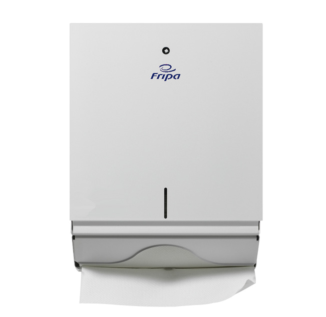 Fripa Handtuchspender, Metall weiss