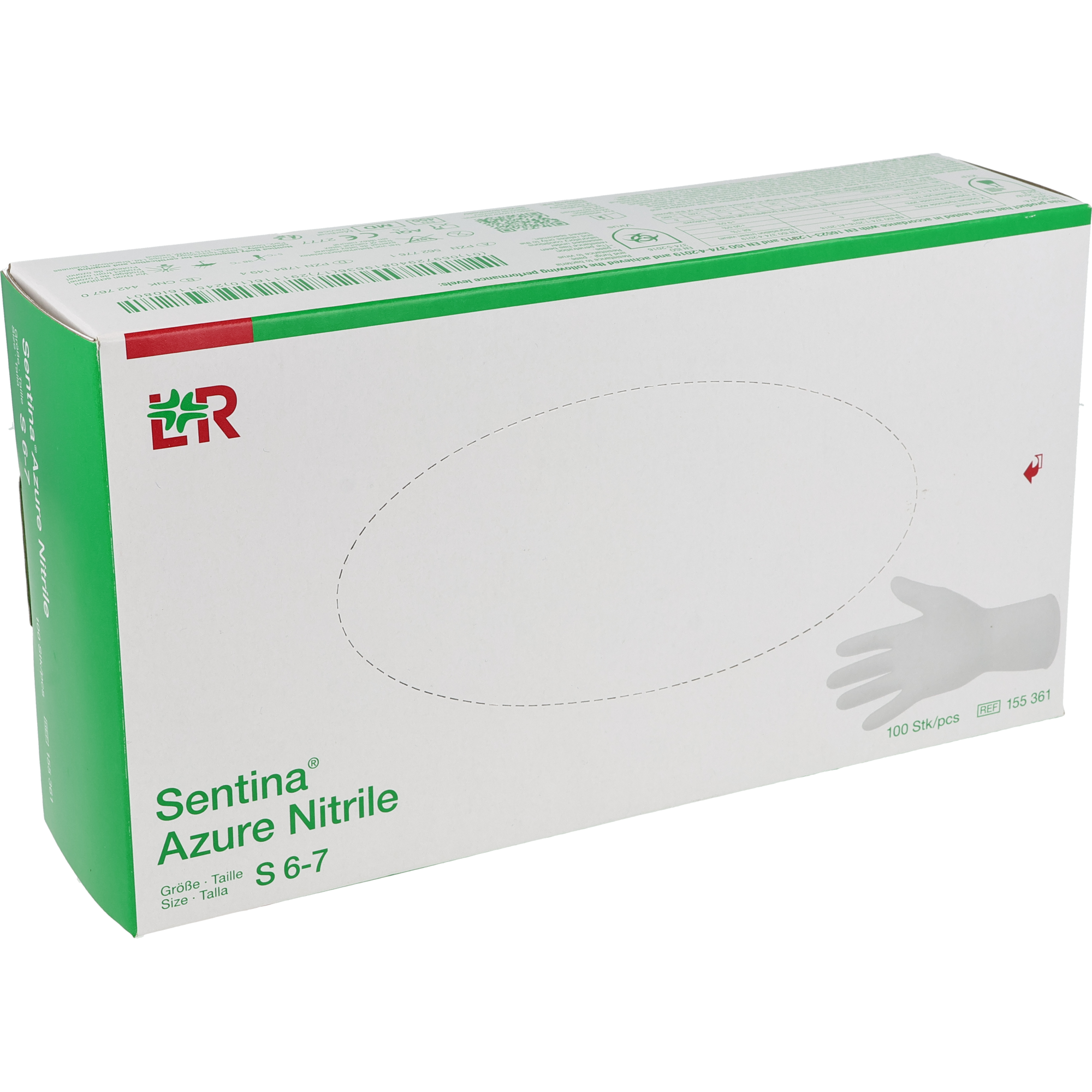 Lohmann & Rauscher Sentina Azure Nitrile Handschuh