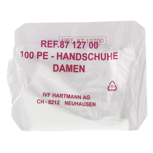 Einmalhandschuh aus PE Grösse M Einmalhandschuh aus PE Grösse M