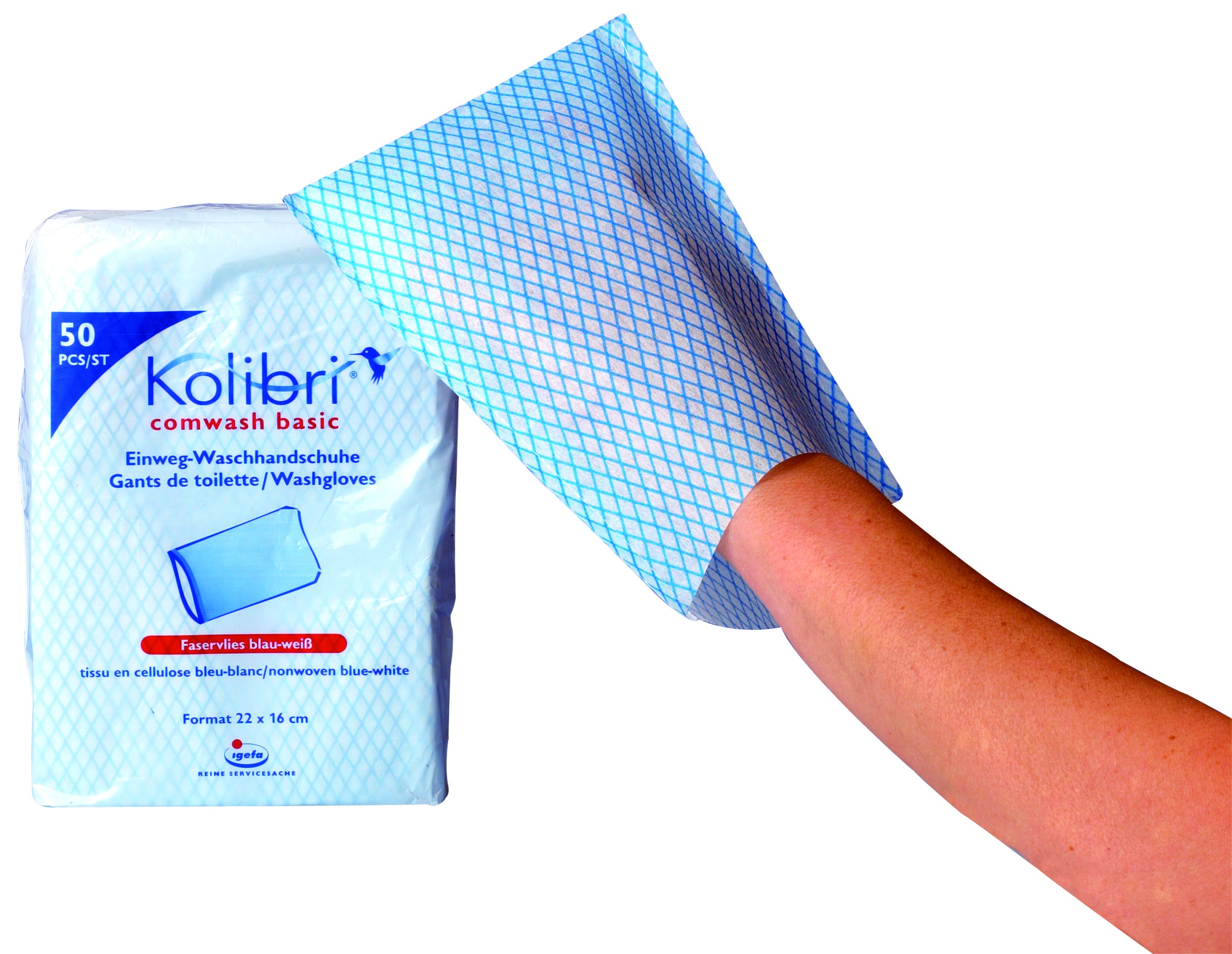 Eco-Plus Einmal-Waschhandschuhe Eco-Plus Einmal-Waschhandschuhe