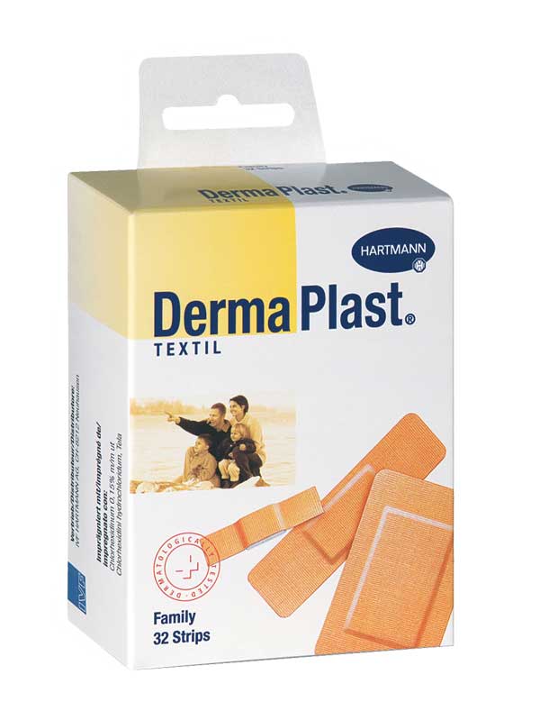 DermaPlast Textil Family Packung Strips DermaPlast Textil Family Packung Strips