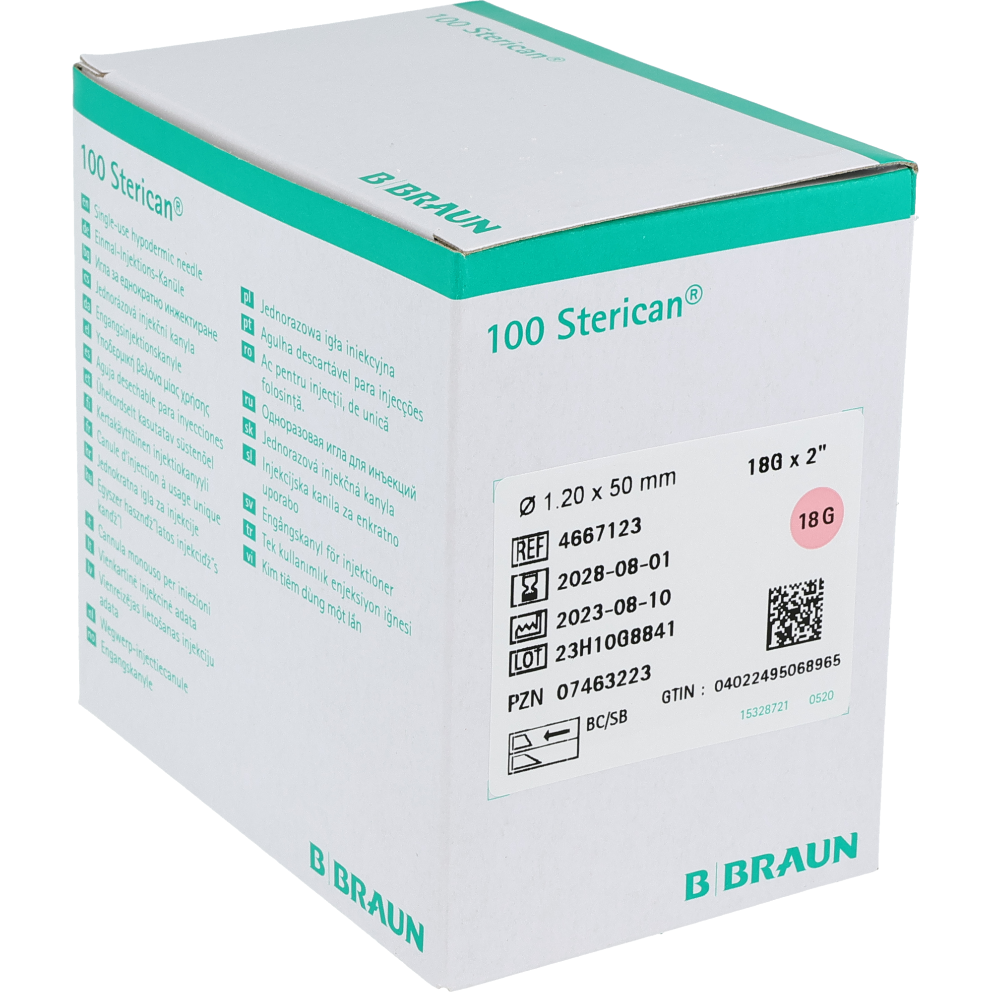 BBraun Sterican Tailles spéciales